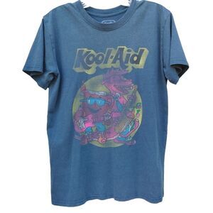 Kraft Kool-Aid Graphic Tee Shirt Sz S Blue Short Sleeve